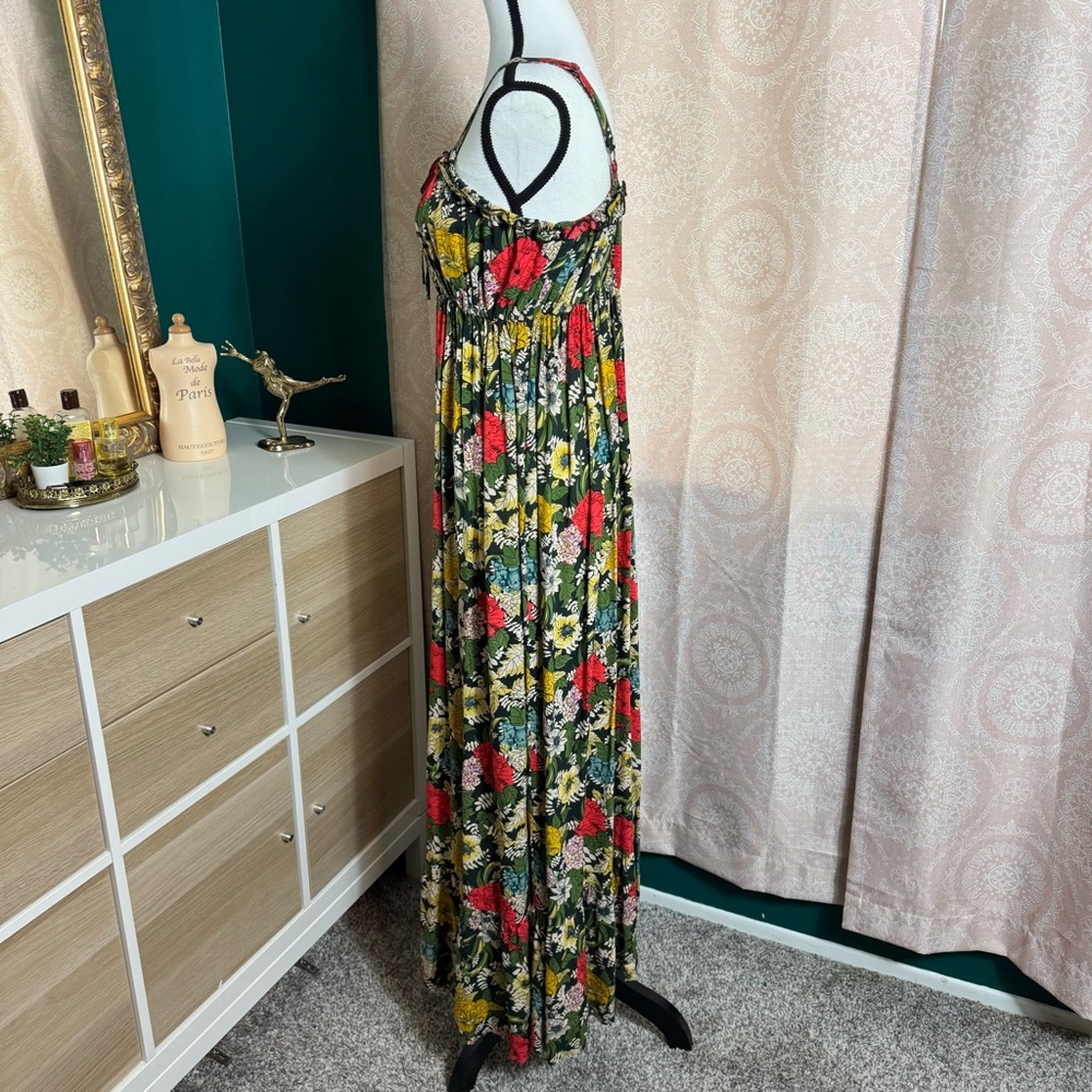 Natural Life Elizabeth Poppy  Multicolor Floral Print Sleeveless Sundress Size L - Picture 3 of 8